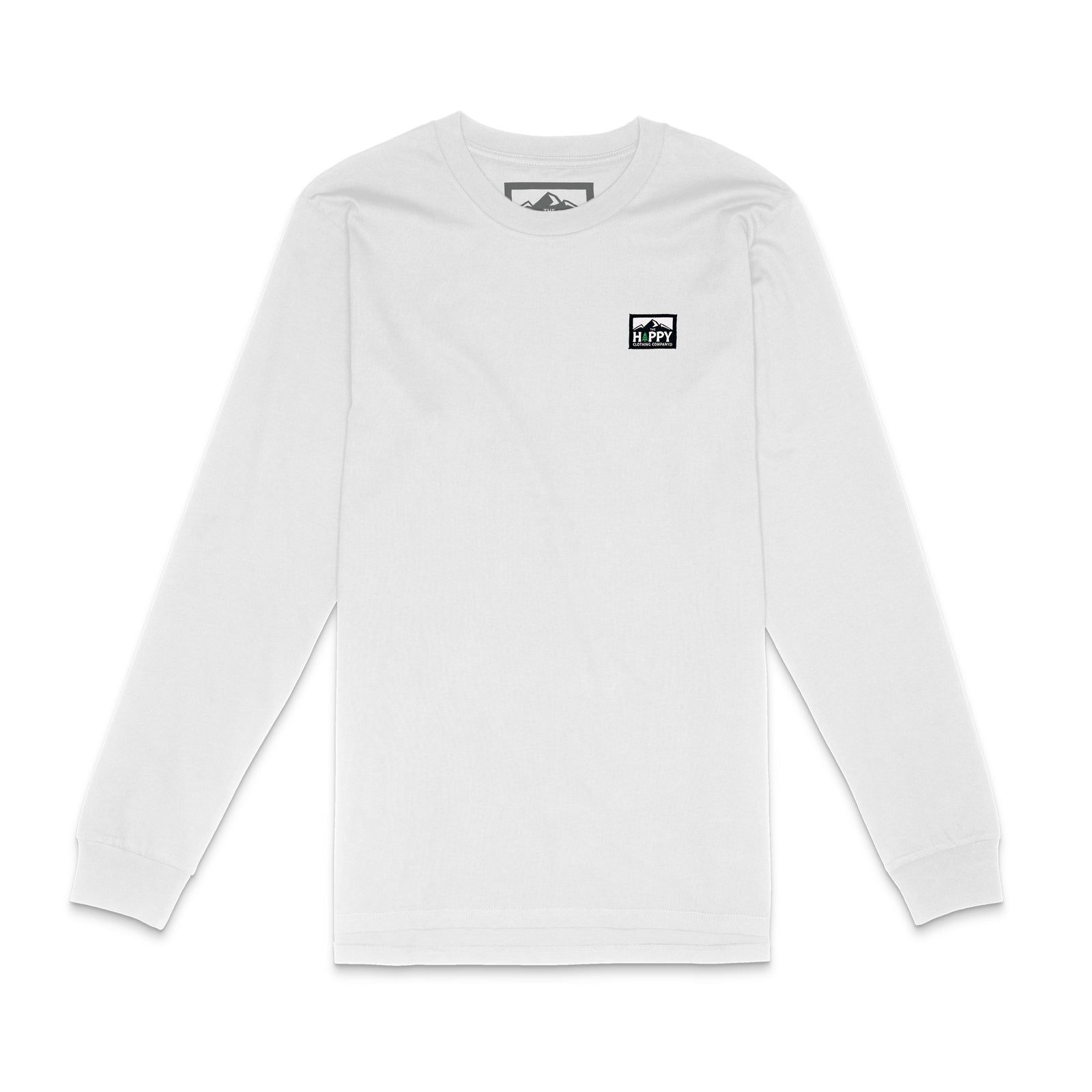 Logo Label Essential Long Sleeve | Premium Heavyweight | - The Happy Clothing Company