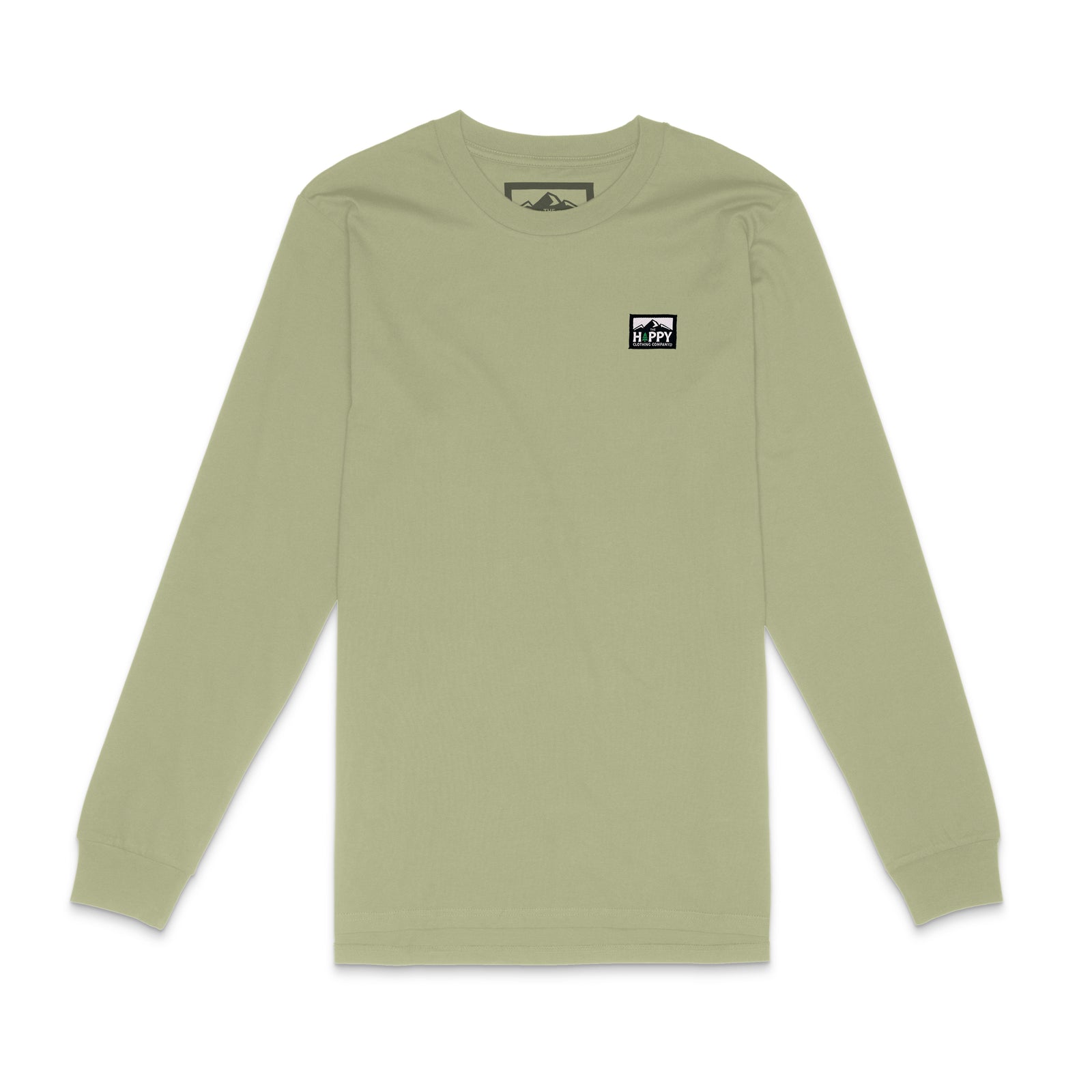 Logo Label Essential Long Sleeve | Premium Heavyweight | - The Happy Clothing Company