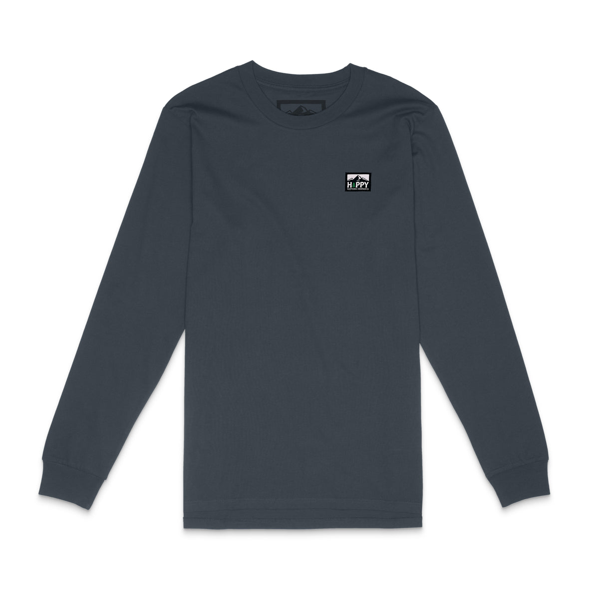 Logo Label Essential Long Sleeve | Premium Heavyweight | - The Happy Clothing Company