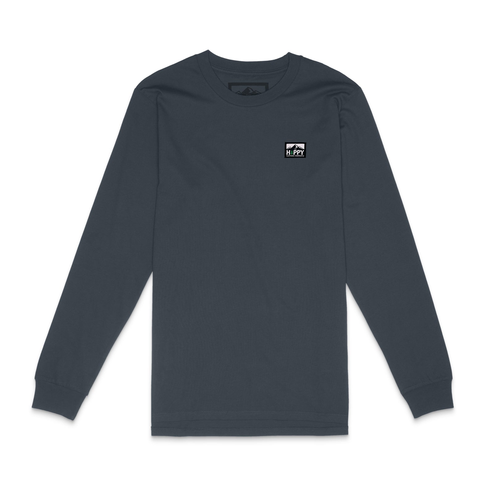 Logo Label Essential Long Sleeve | Premium Heavyweight | - The Happy Clothing Company