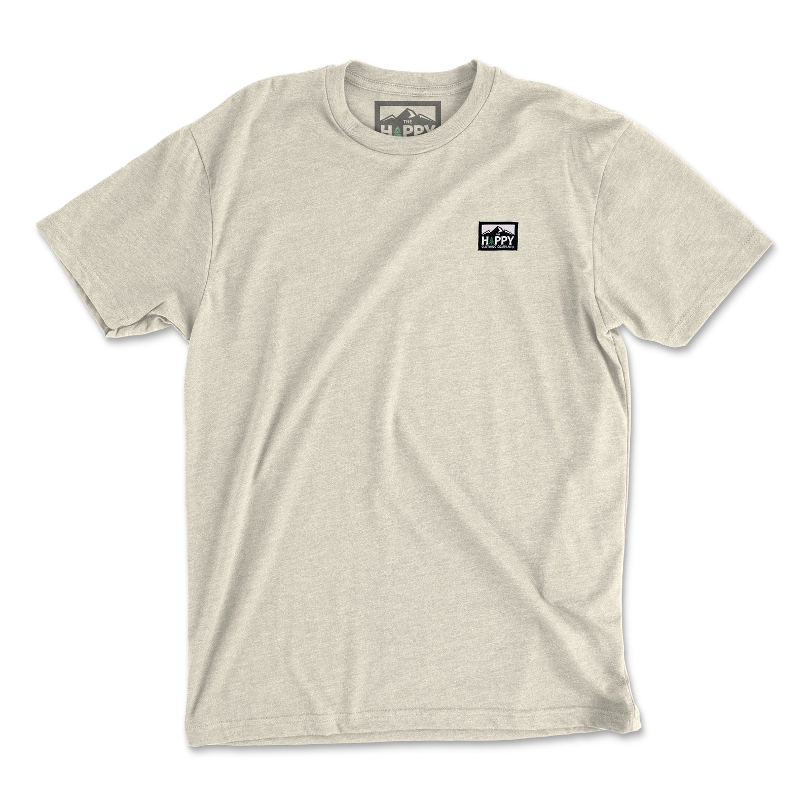 Logo Label 'Explorer Tee' | Lightweight Blend | - The Happy Clothing Company