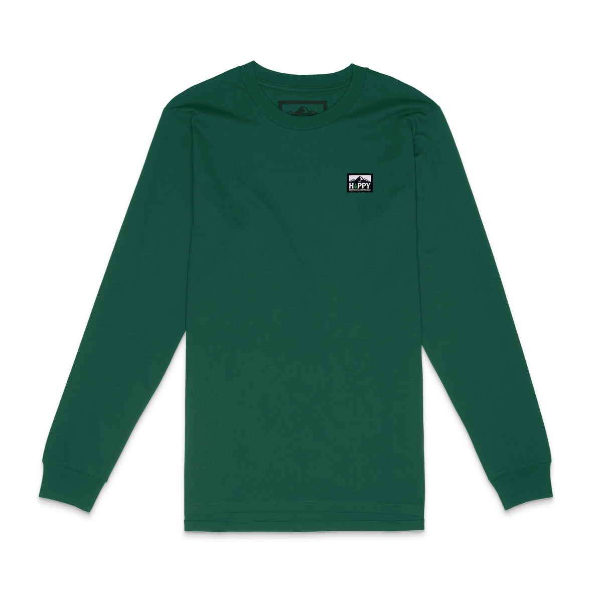 Logo Label Essential Long Sleeve | Premium Heavyweight | - The Happy Clothing Company