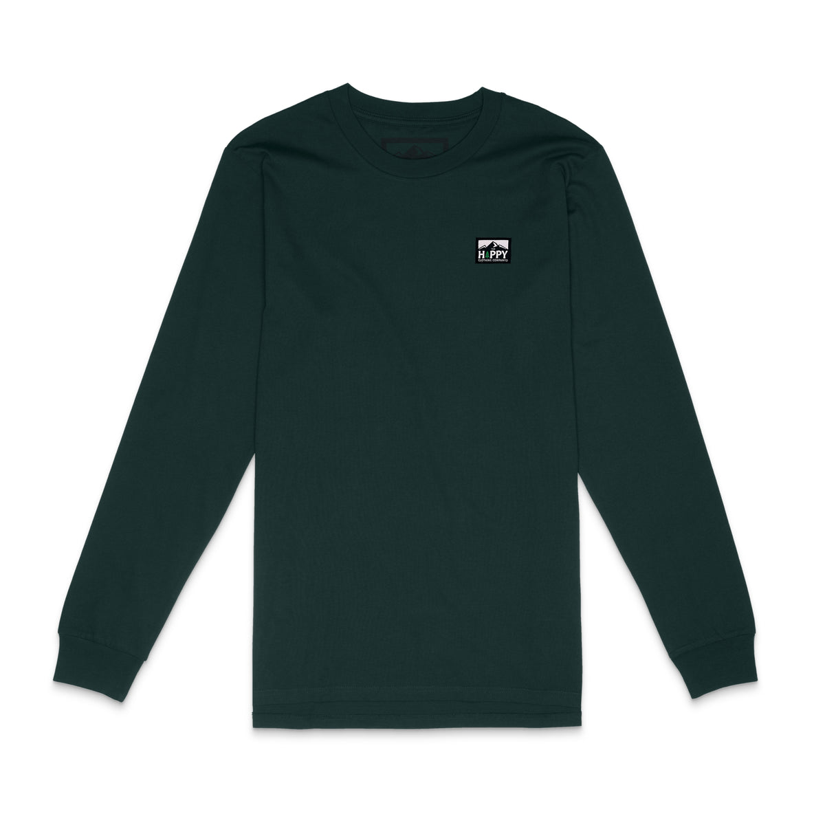 Logo Label Essential Long Sleeve | Premium Heavyweight | - The Happy Clothing Company