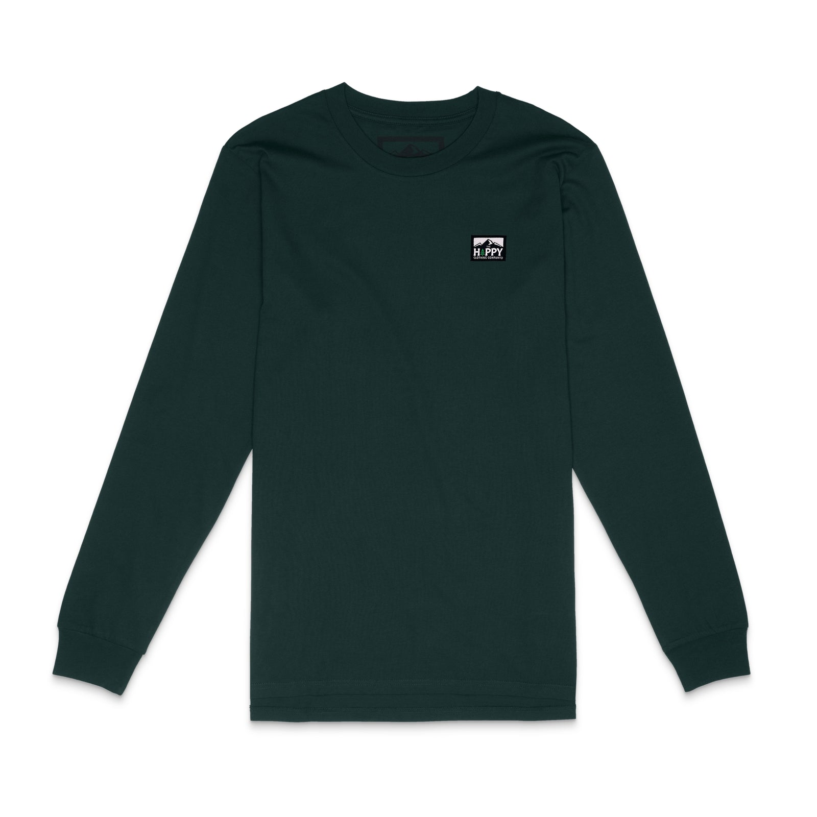 Logo Label Essential Long Sleeve | Premium Heavyweight | - The Happy Clothing Company