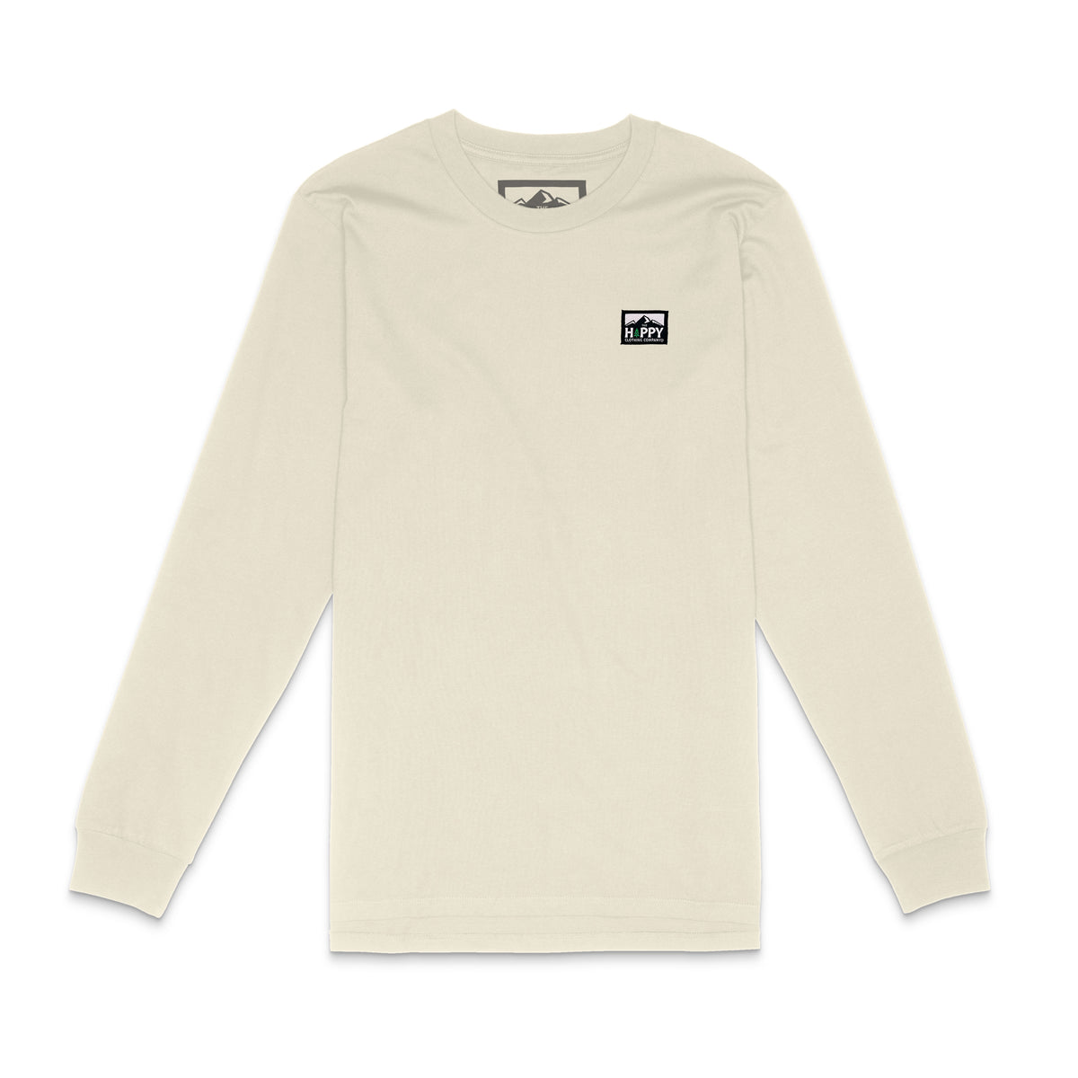 Logo Label Essential Long Sleeve | Premium Heavyweight | - The Happy Clothing Company