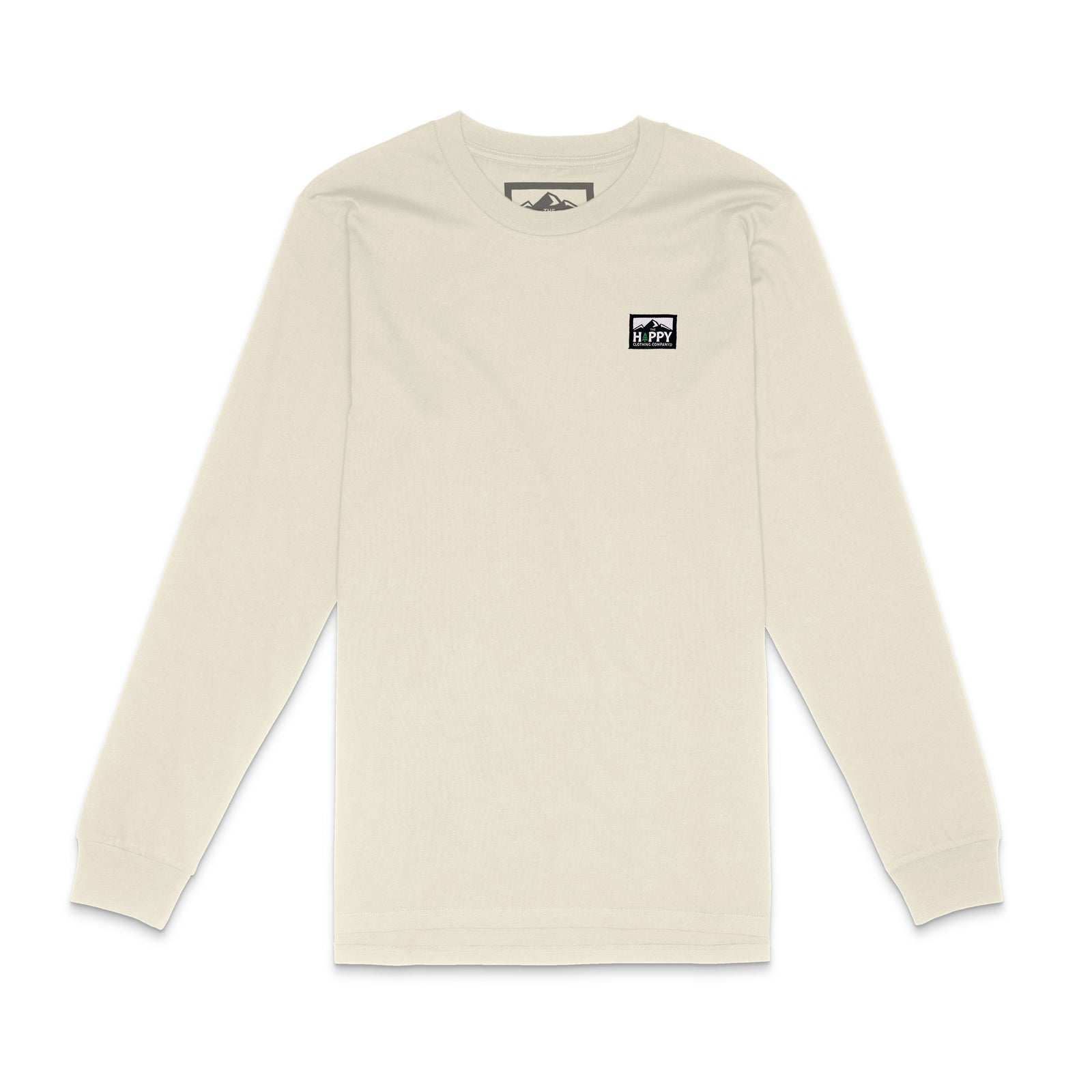 Logo Label Essential Long Sleeve | Premium Heavyweight | - The Happy Clothing Company