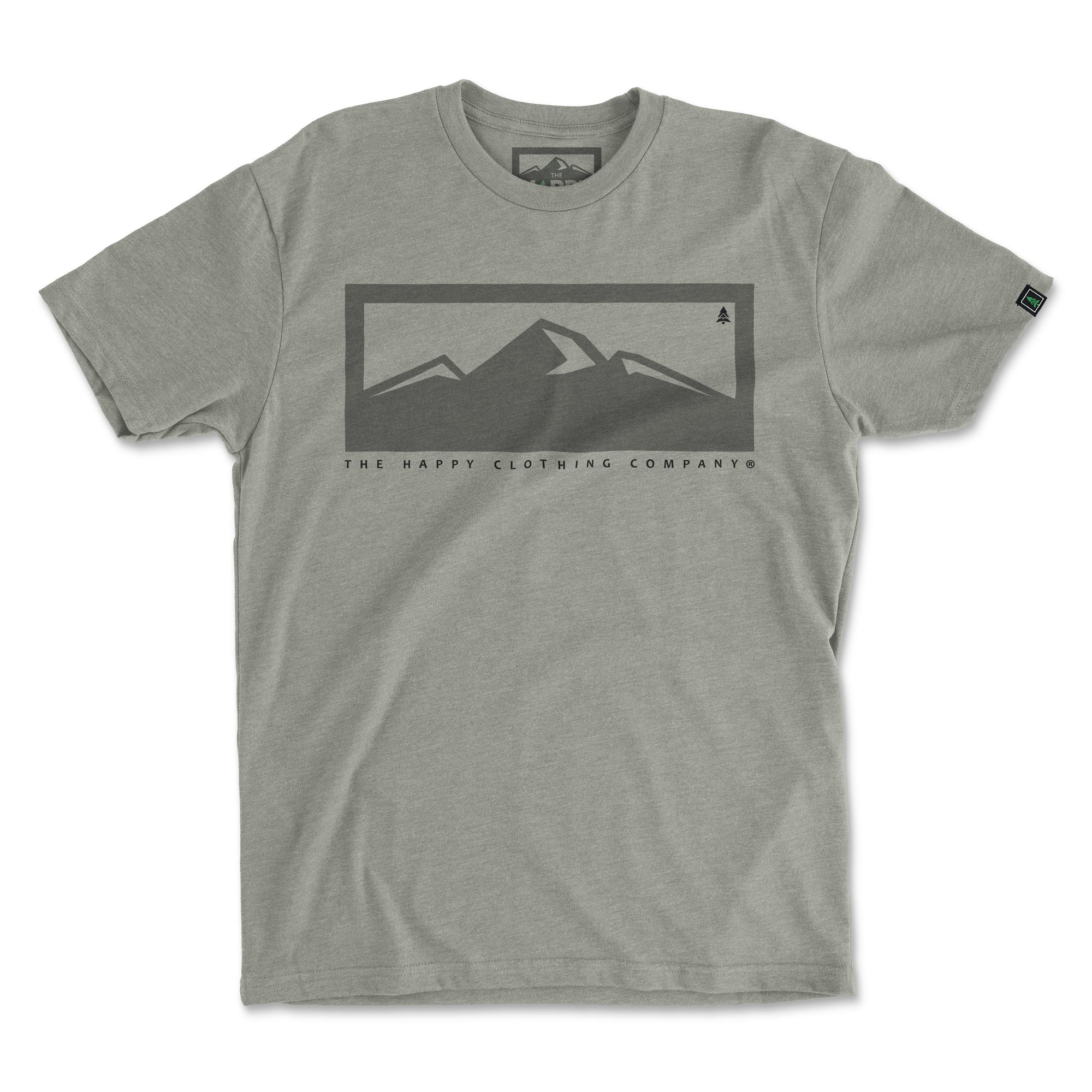Logo Mountain Range <br> Lightweight Bi-Blend Tee - The Happy Clothing Company