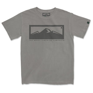 Logo Mountain Range <br> Nature-Inspired Pigment Dyed Tee - The Happy Clothing Company
