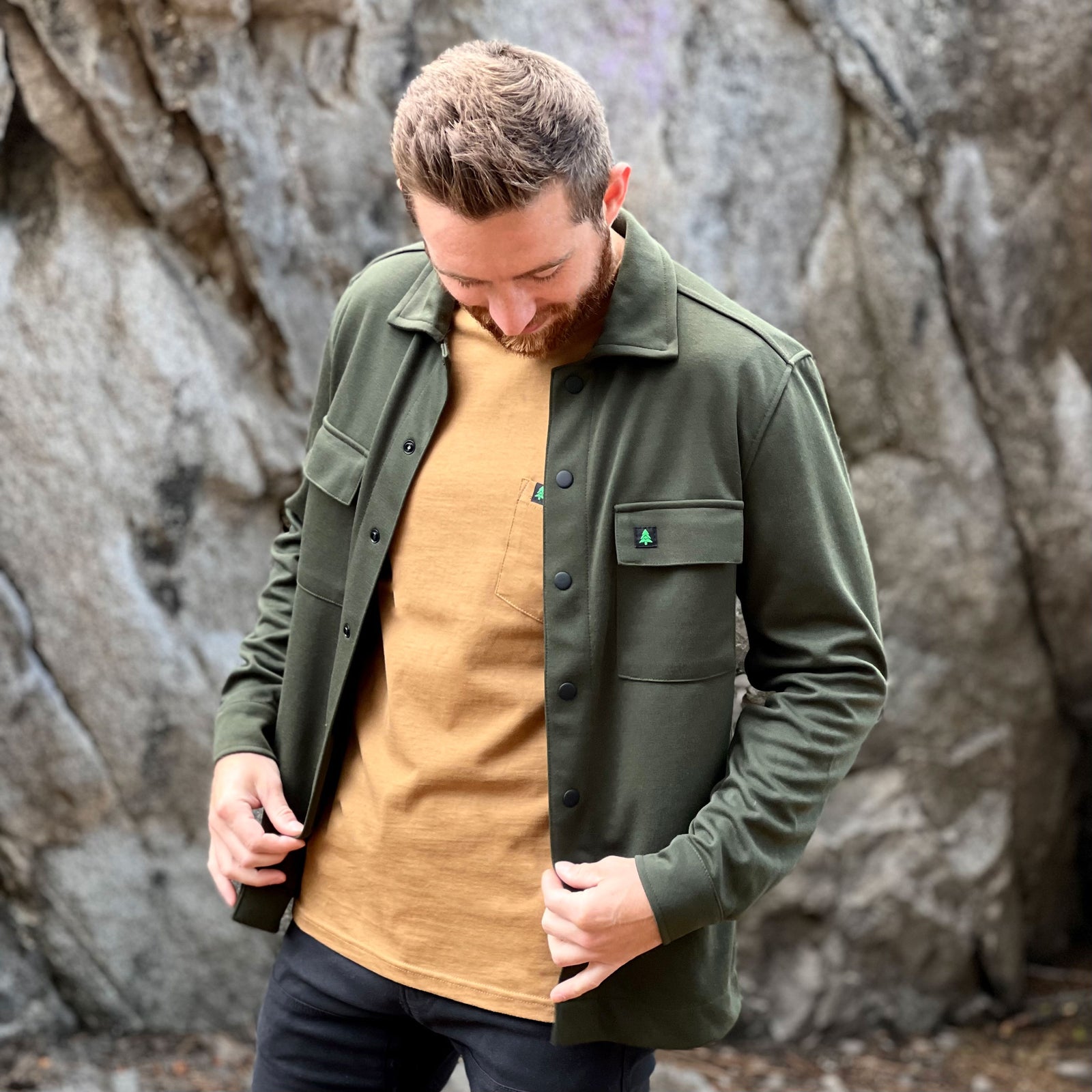 The Trekker Double-Knit Full Snap Jacket