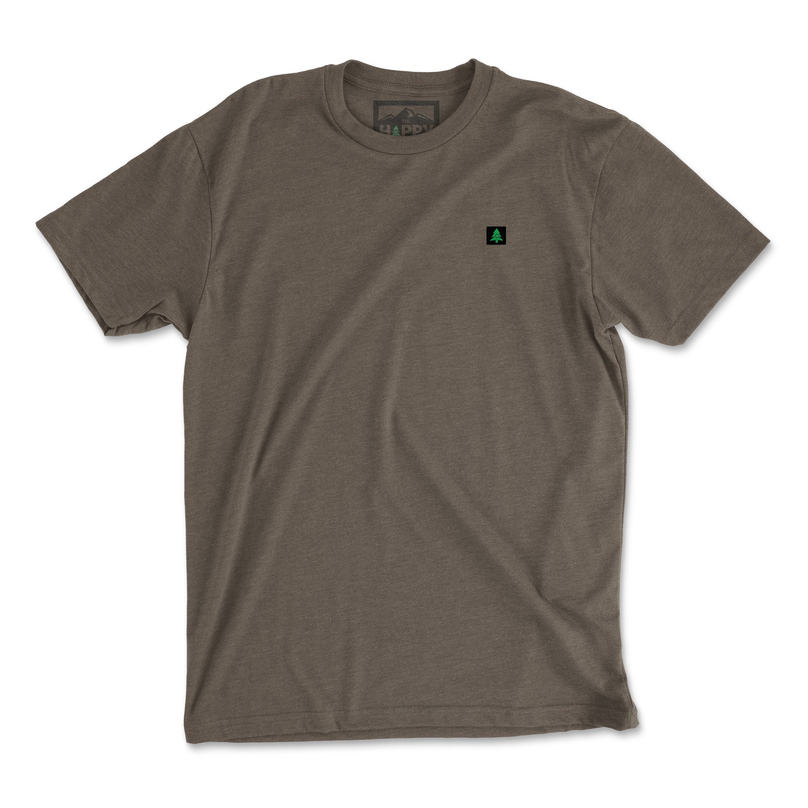Mountain Tree Label 'Explorer Tee' | Lightweight Blend | - The Happy Clothing Company