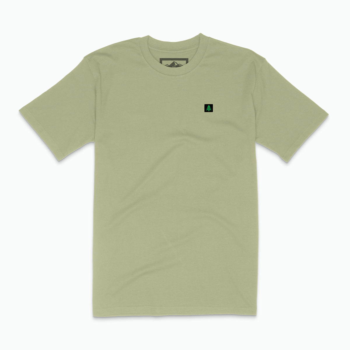 Mountain Tree Label 'Lifestyle Tee' | Premium Heavyweight | - The Happy Clothing Company