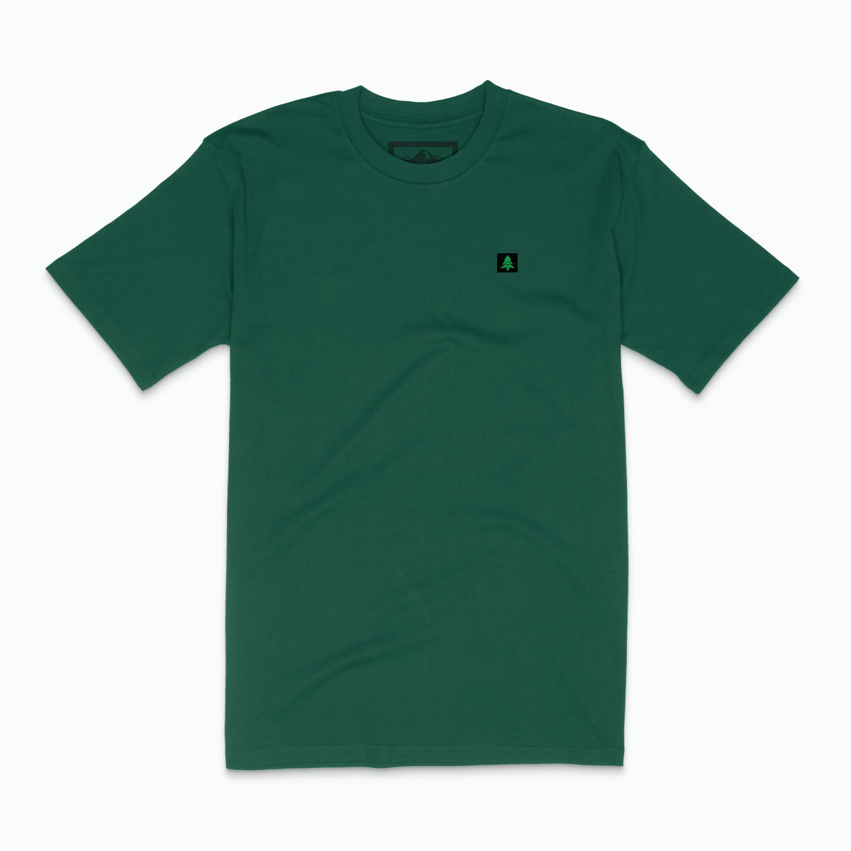 Mountain Tree Label 'Lifestyle Tee' | Premium Heavyweight | - The Happy Clothing Company