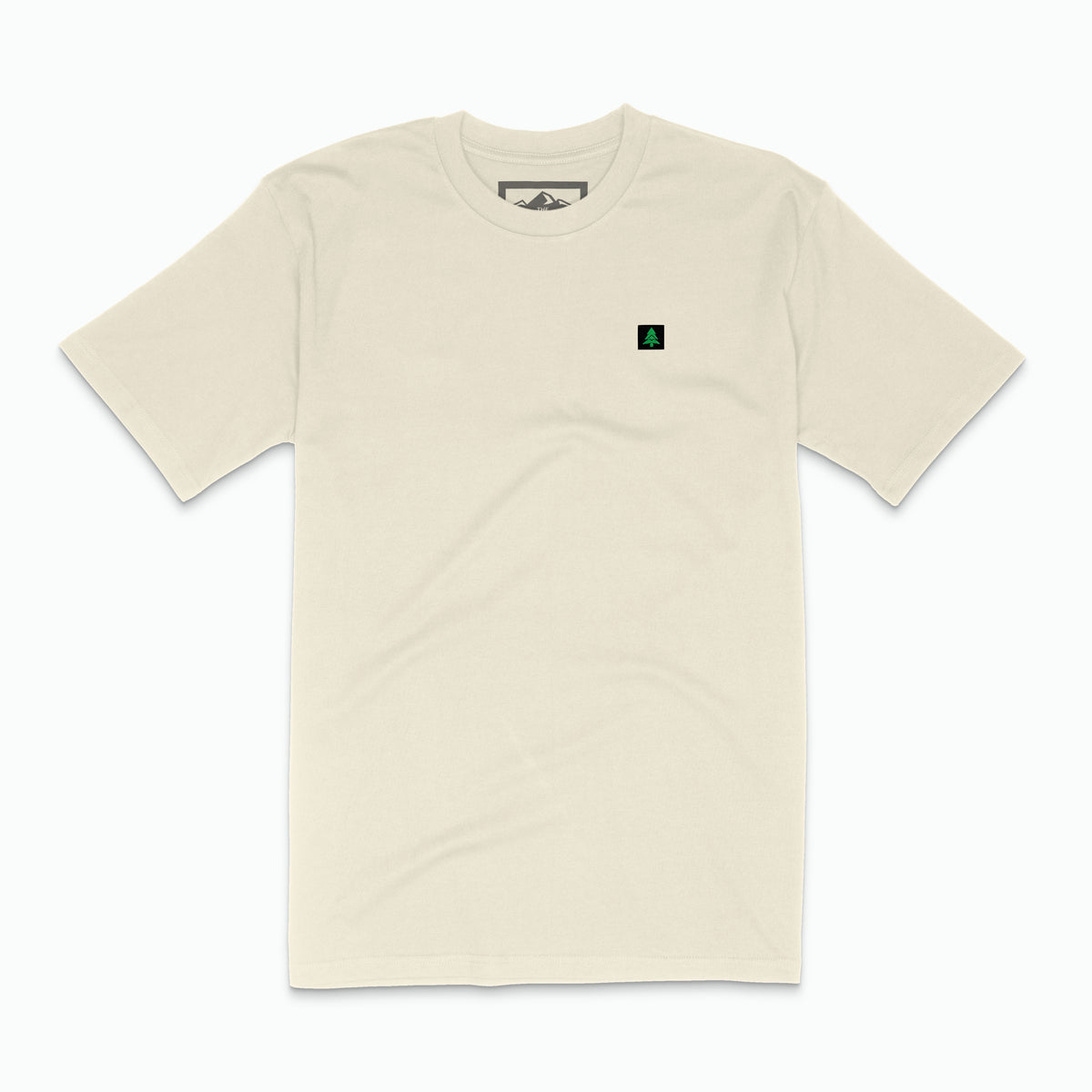 Mountain Tree Label 'Lifestyle Tee' | Premium Heavyweight | - The Happy Clothing Company