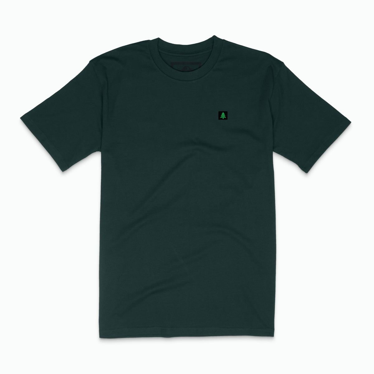 Mountain Tree Label 'Lifestyle Tee' | Premium Heavyweight | - The Happy Clothing Company
