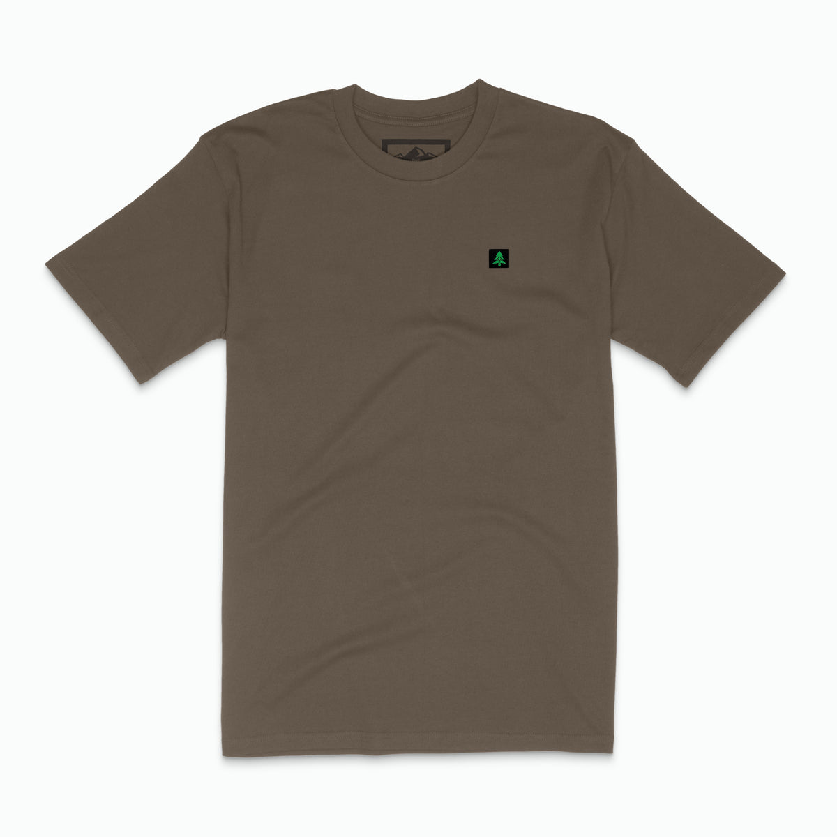 Mountain Tree Label 'Lifestyle Tee' | Premium Heavyweight | - The Happy Clothing Company
