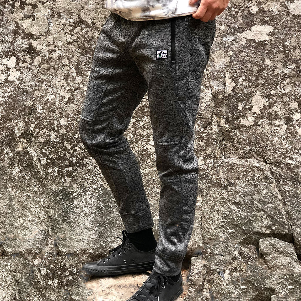 Logo Label Performance <br> Fleece Joggers - The Happy Clothing Company