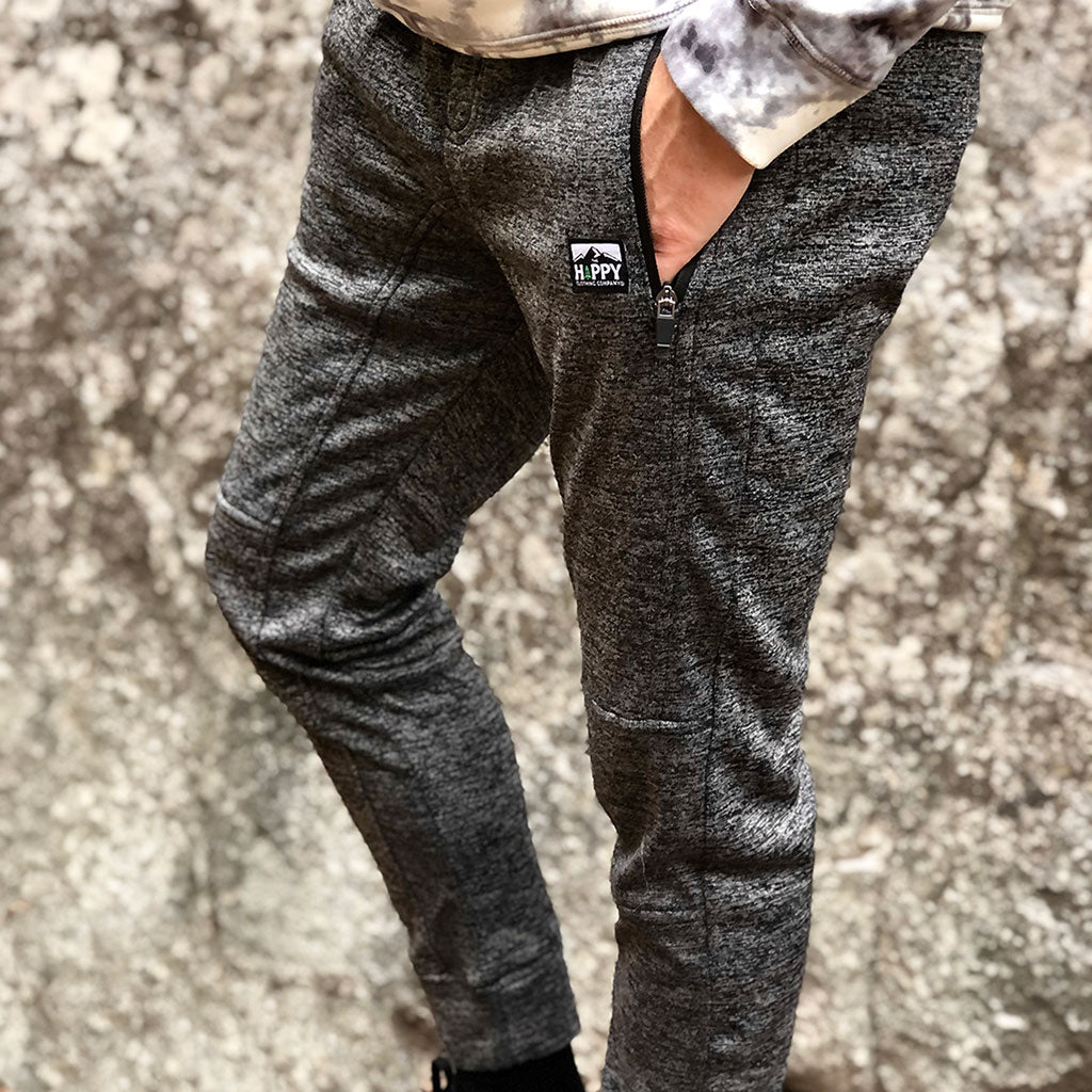 Logo Label Performance <br> Fleece Joggers - The Happy Clothing Company