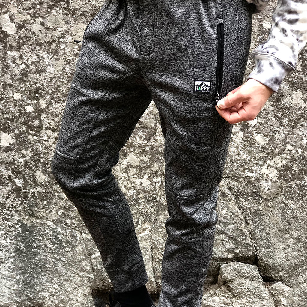 Logo Label Performance <br> Fleece Joggers - The Happy Clothing Company