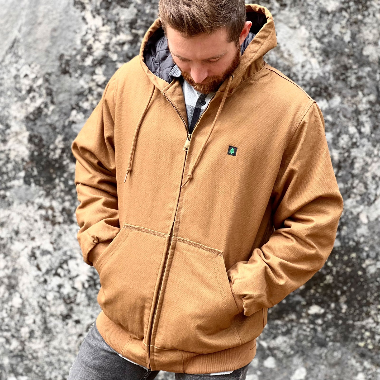 The Pursuer Workwear Jacket w/ Mountain-Tree Label - The Happy Clothing Company