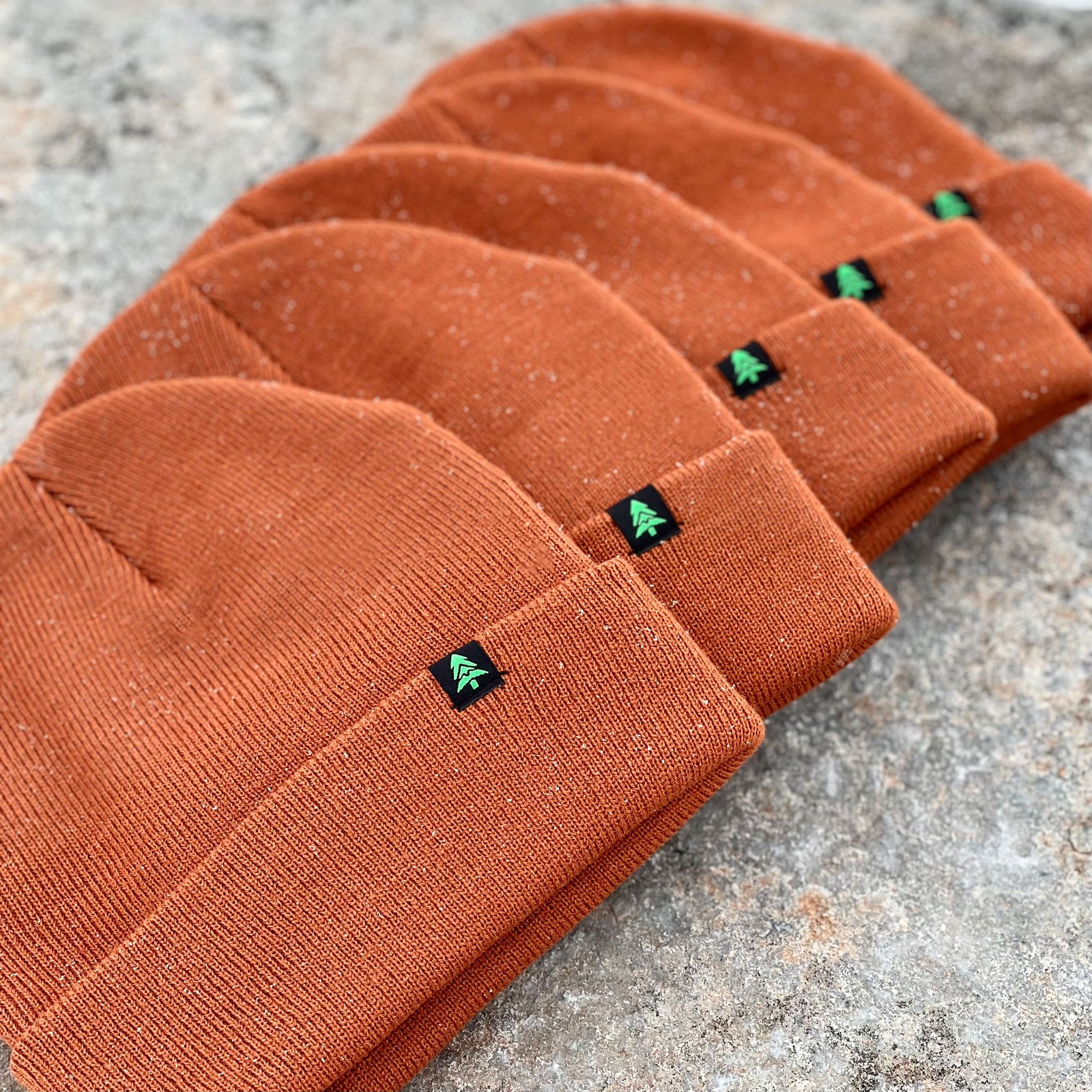 Mountain-Tree Cuffed Beanie - The Happy Clothing Company