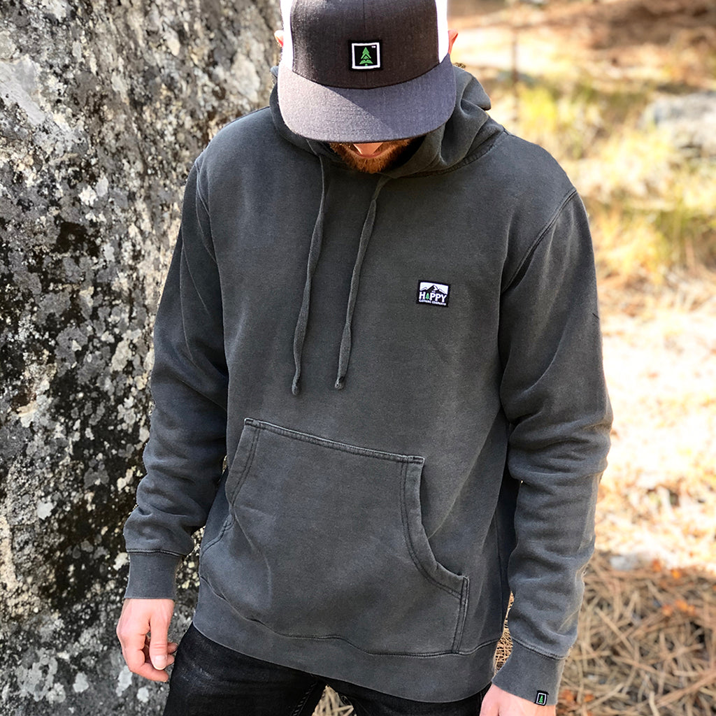 Logo Label Inspired-Dye <br> Unisex Heavyweight Hooded Sweatshirt - The Happy Clothing Company