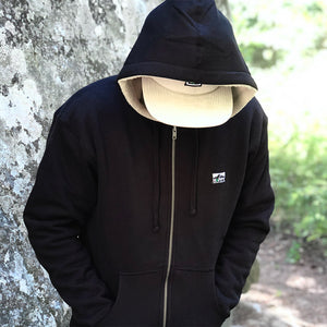 Logo Label Full-Zip <br> Unisex ULTRA Heavyweight Sherpa-Lined Hoodie - The Happy Clothing Company