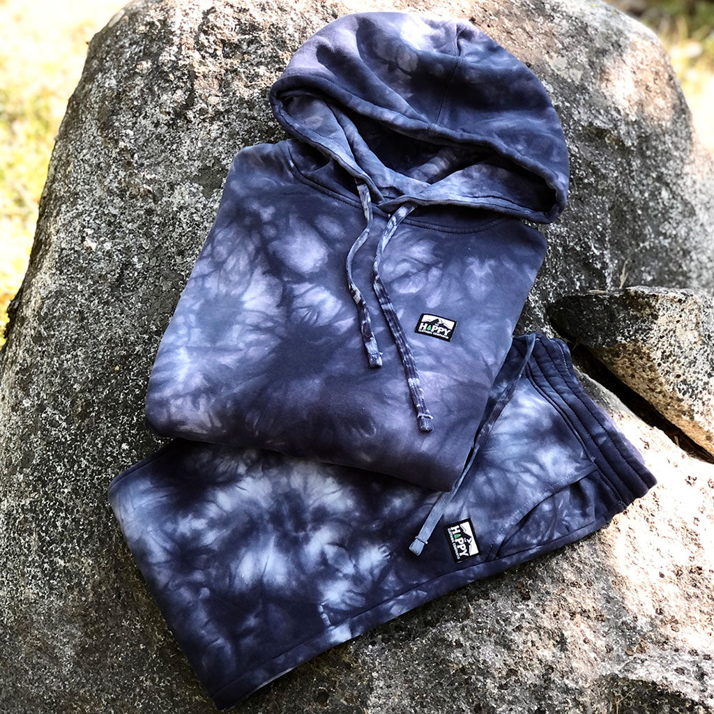 Tie-Dyed Sweatsuit w Logo Label 🌌 Space Edition The Happy