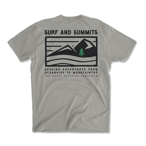 Surf and Summits Back Print Blend Tee | Lightweight |