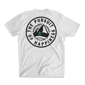 The Pursuit Of Happiness Back Print Blend Tee | Lightweight |