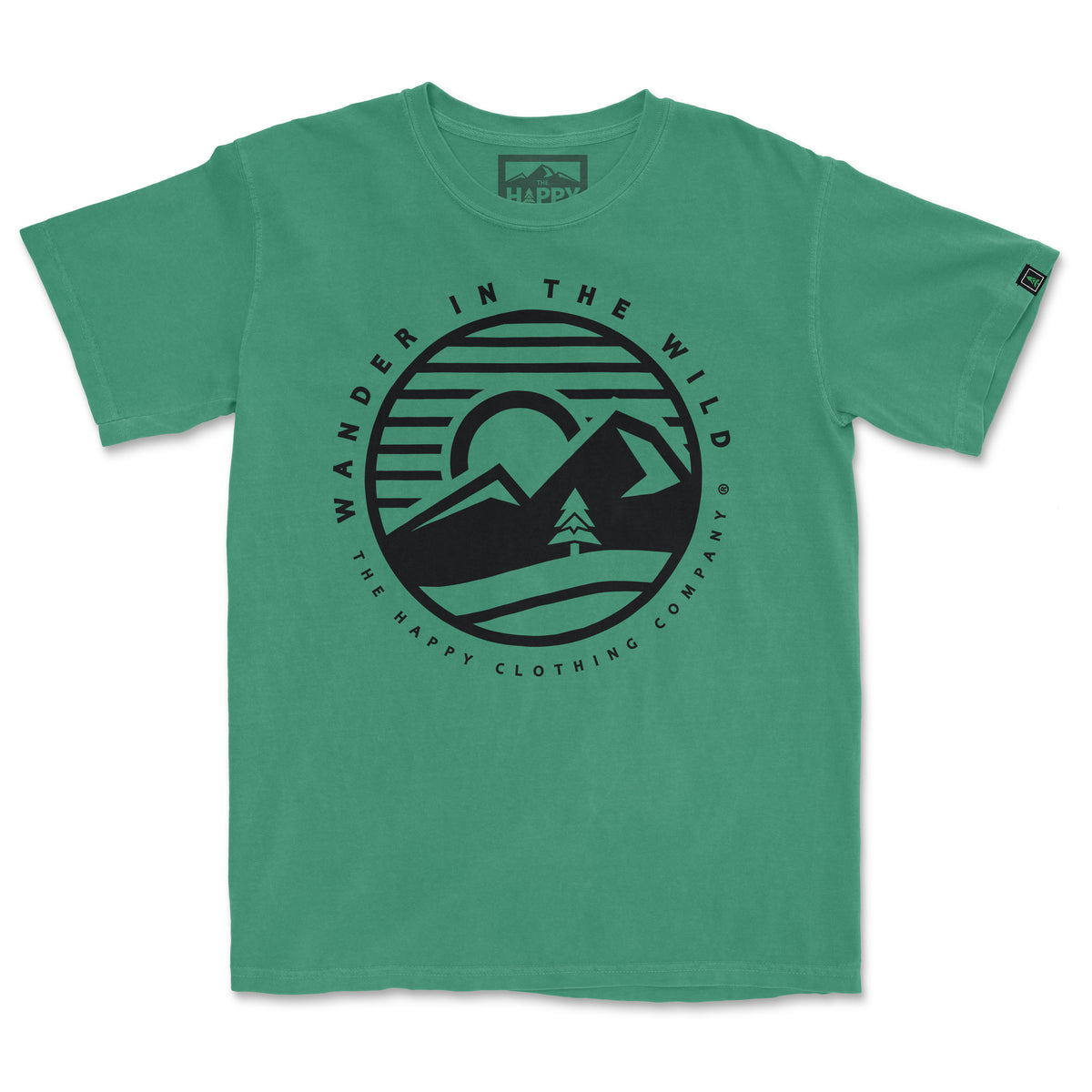 Wander In The Wild &lt;br&gt; Nature-Inspired Pigment Dyed Tee - The Happy Clothing Company
