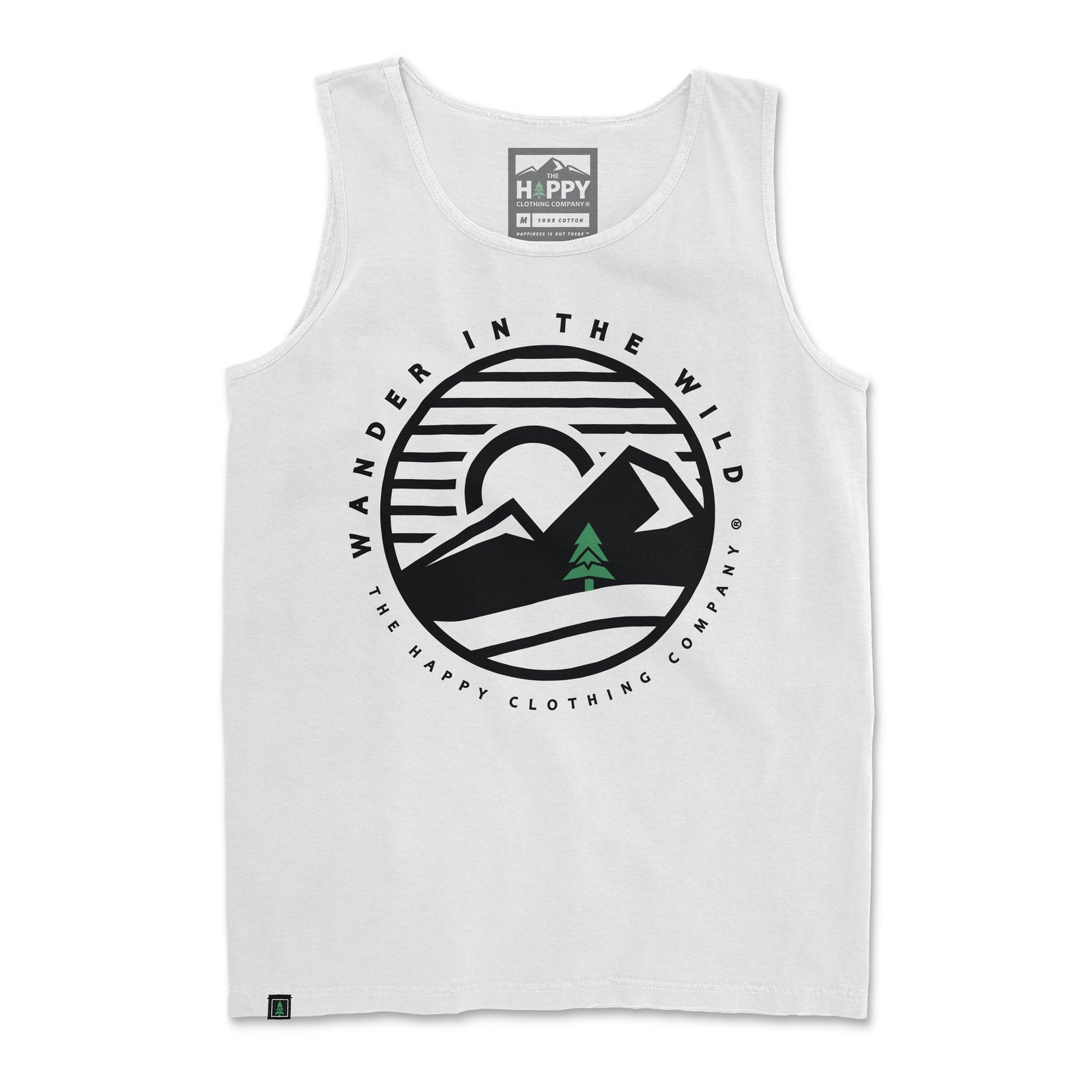 Wander In The Wild <br> Nature-Inspired Pigment Dyed Tank - The Happy Clothing Company