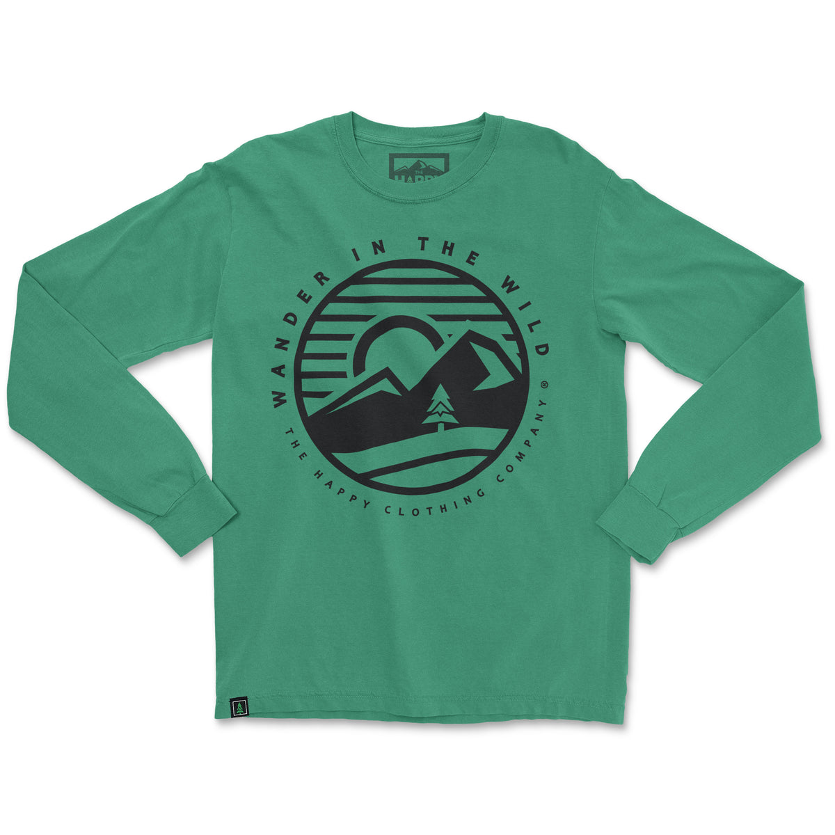 Wander In The Wild Nature-Inspired Pigment Dyed Long Sleeve