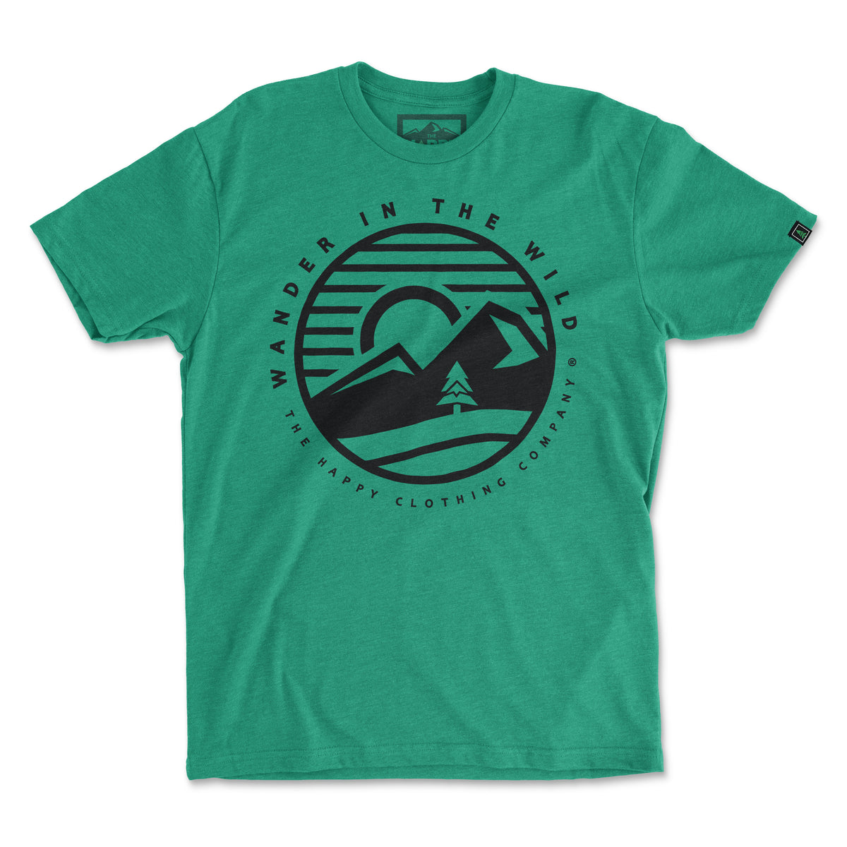 Wander In The Wild &lt;br&gt; Lightweight Bi-Blend Tee - The Happy Clothing Company