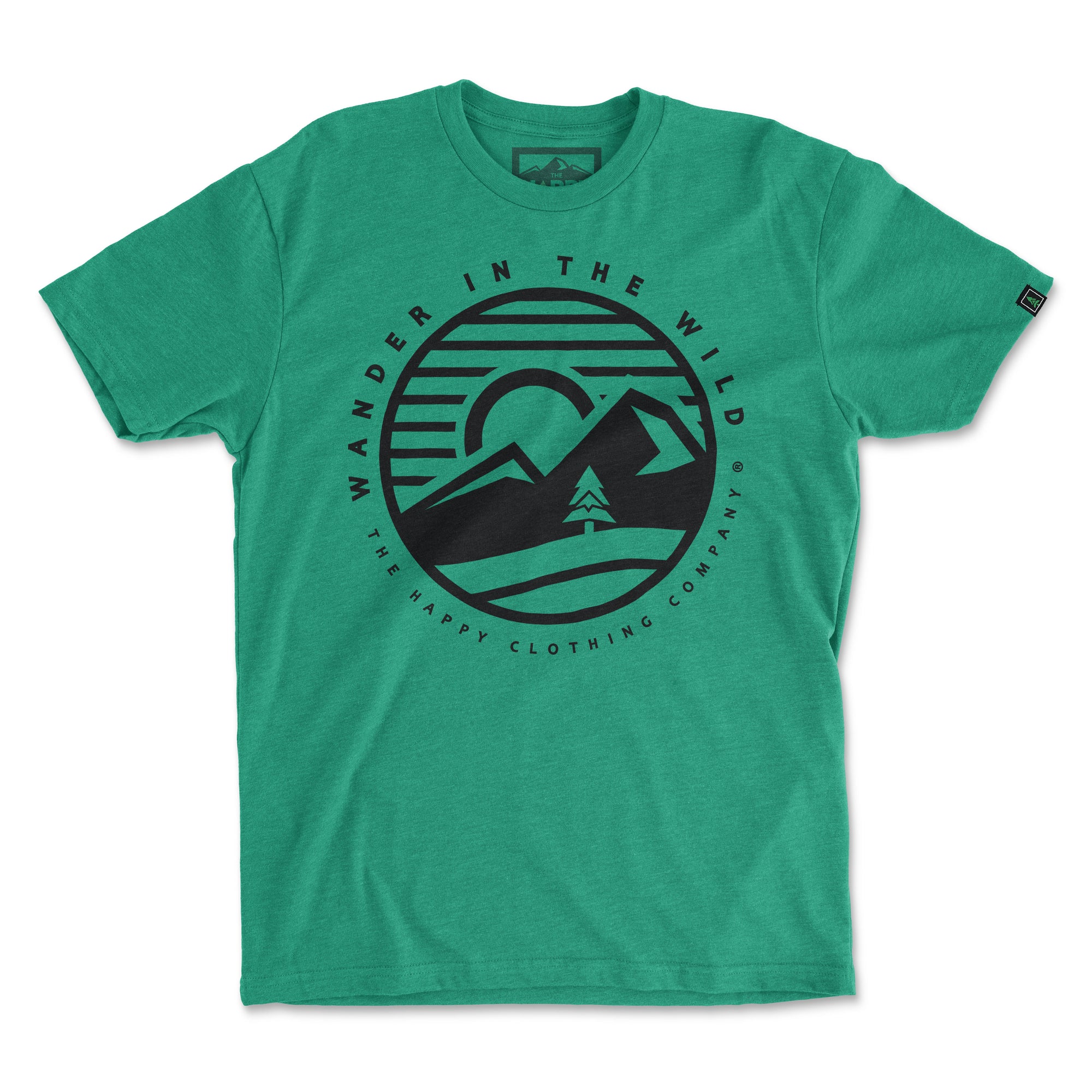 Wander In The Wild <br> Lightweight Bi-Blend Tee - The Happy Clothing Company