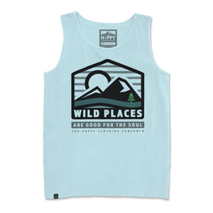 Wild Places Are Good For The Soul <br> Nature-Inspired Pigment Dyed Tank - The Happy Clothing Company