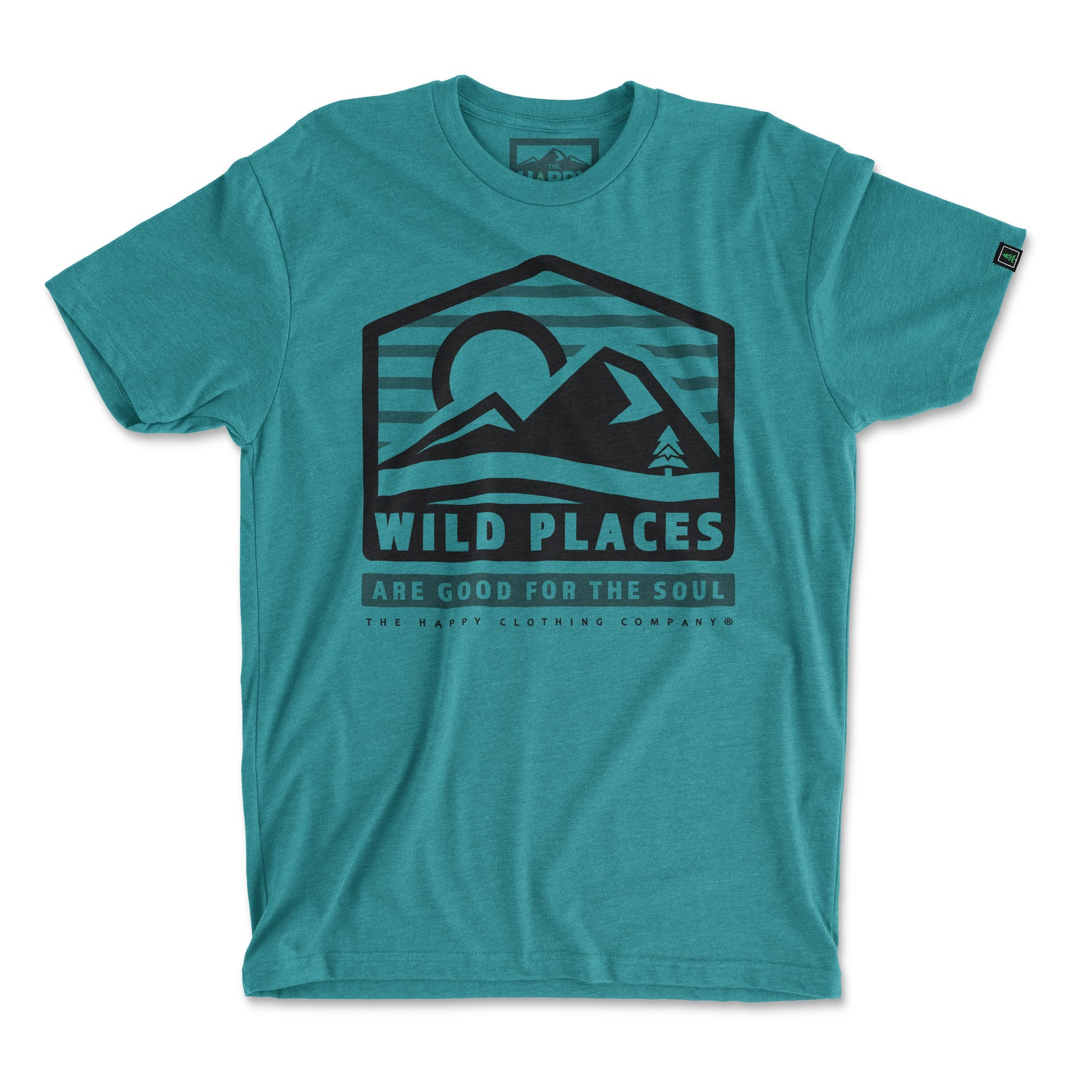 Wild Places Are Good For The Soul <br> Lightweight Bi-Blend Tee - The Happy Clothing Company