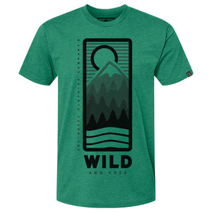 Wild and Free <br> Lightweight Bi-Blend Tee - The Happy Clothing Company