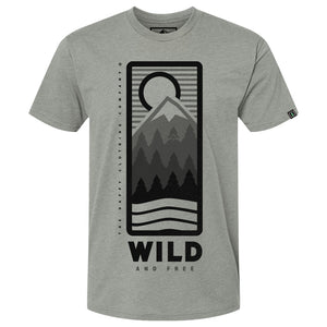 Wild and Free <br> Lightweight Bi-Blend Tee - The Happy Clothing Company
