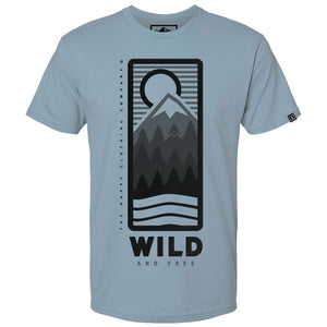 Wild and Free <br> Lightweight Cotton Tee - The Happy Clothing Company